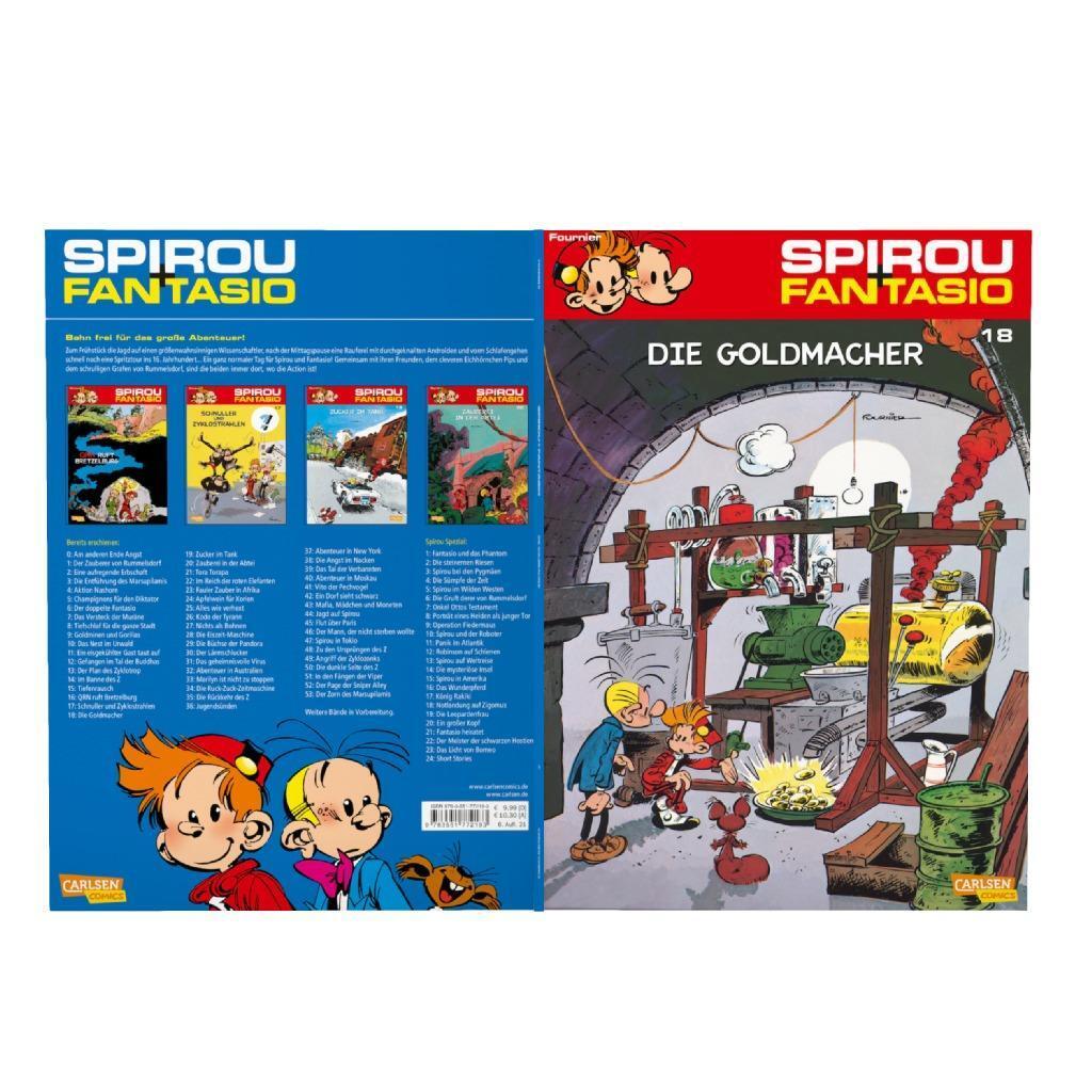 Bild: 9783551772183 | Spirou und Fantasio 18. Die Goldmacher | (Neuedition) | Fournier