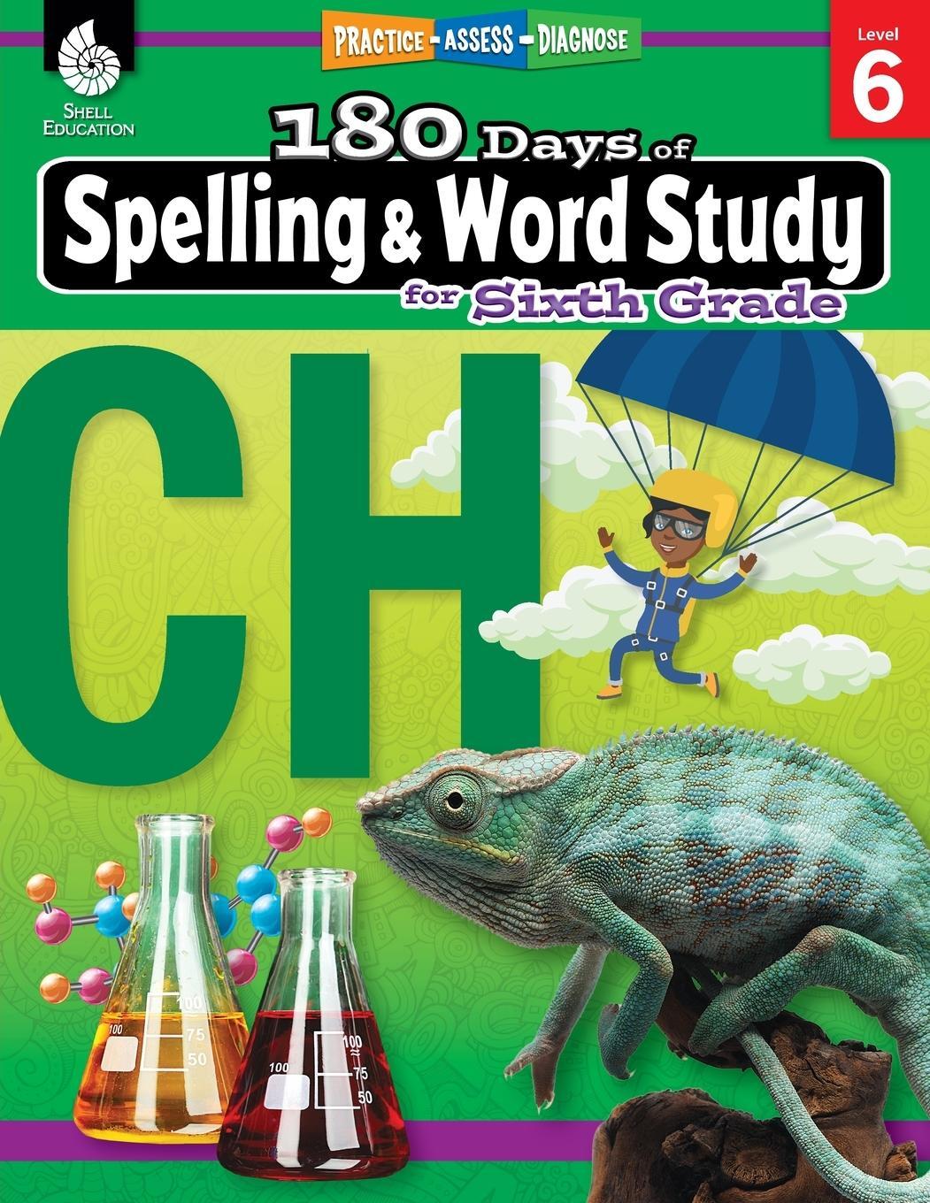 Cover: 9781425833145 | 180 Days of Spelling and Word Study for Sixth Grade | Rhoades | Buch