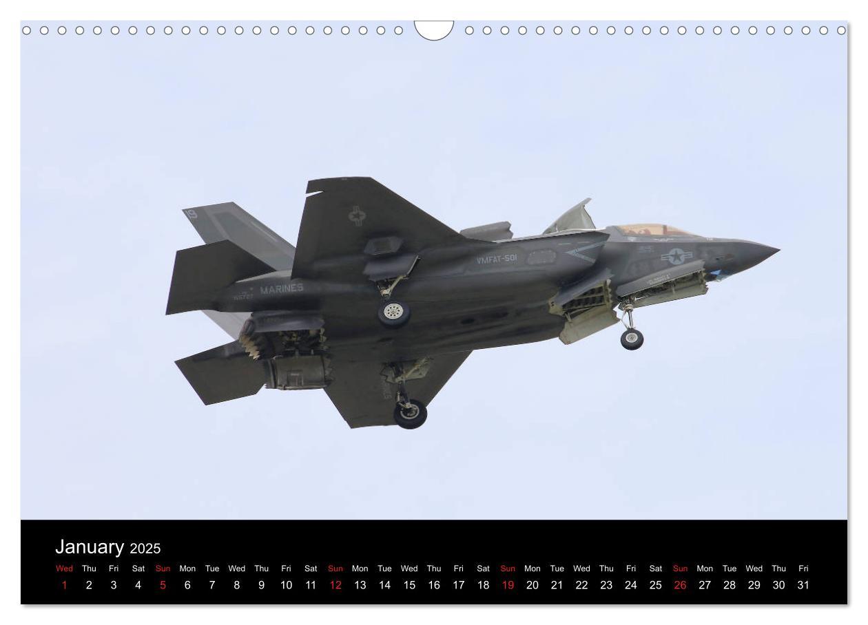 Bild: 9781325951314 | Lockheed Martin F35 Stealth Fighter (Wall Calendar 2025 DIN A3...