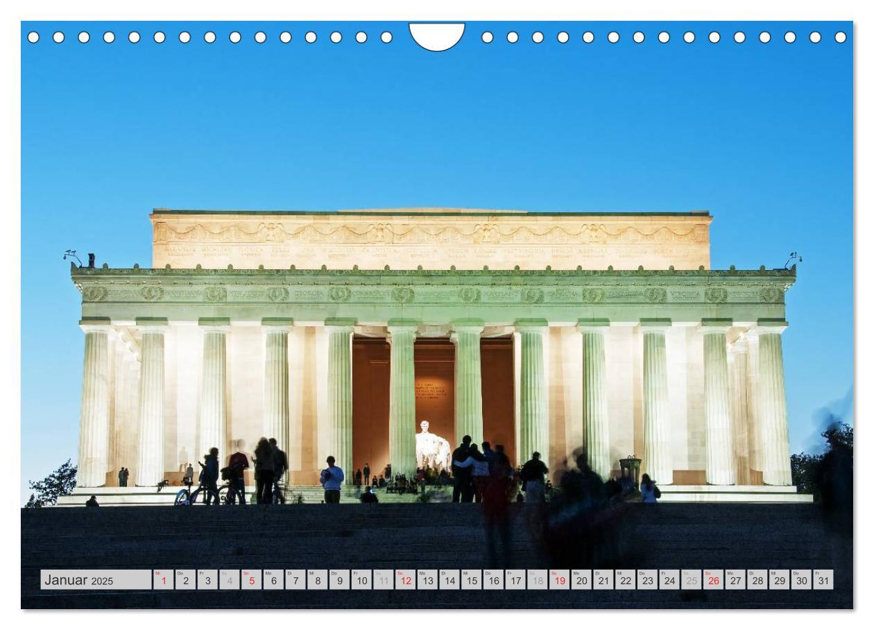 Bild: 9783435719594 | Washington D.C. (Wandkalender 2025 DIN A4 quer), CALVENDO...