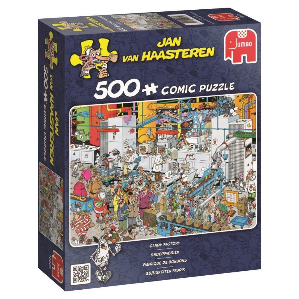 Cover: 8710126190258 | Jan van Haasteren - Süßigkeitenfabrik - Puzzle 500 Teile | Spiel