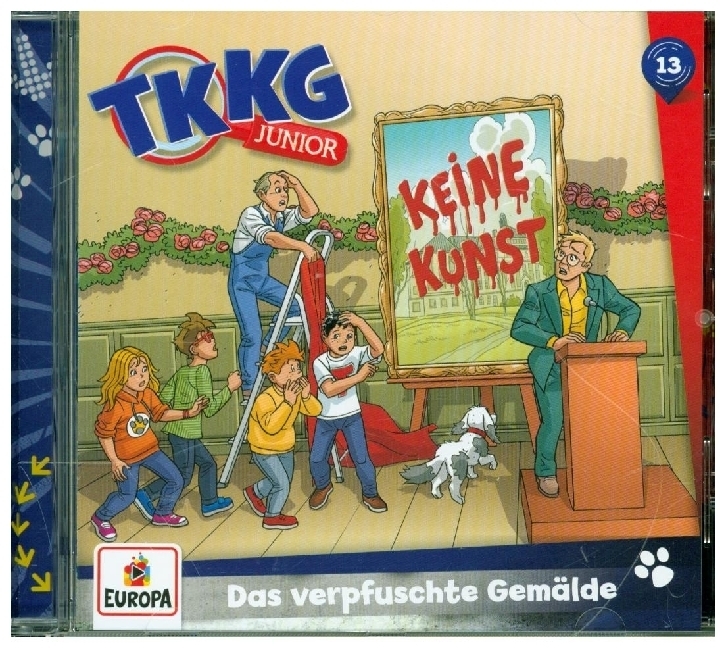 Cover: 9783803263131 | TKKG Junior - Das verpfuschte Gemälde. Tl.13, 1 Audio-CD | Audio-CD