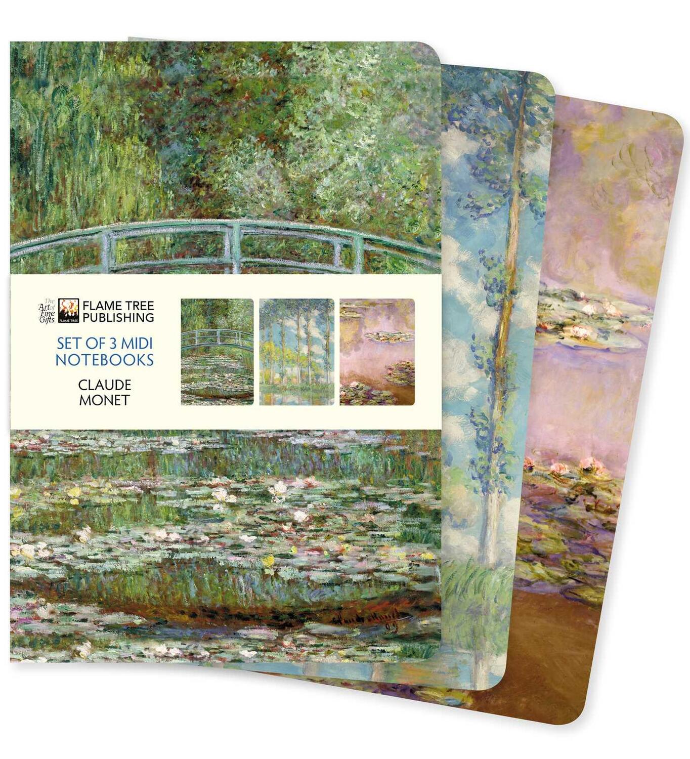 Cover: 9781839648625 | Claude Monet Set of 3 MIDI Notebooks | Buch | 192 S. | Englisch | 2022