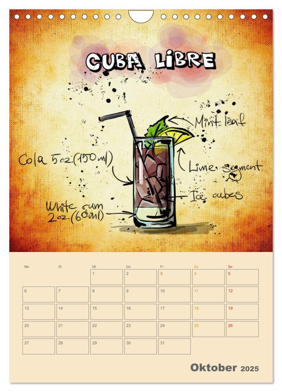 Bild: 9783457038499 | Coole Cocktails (Wandkalender 2025 DIN A4 hoch), CALVENDO...