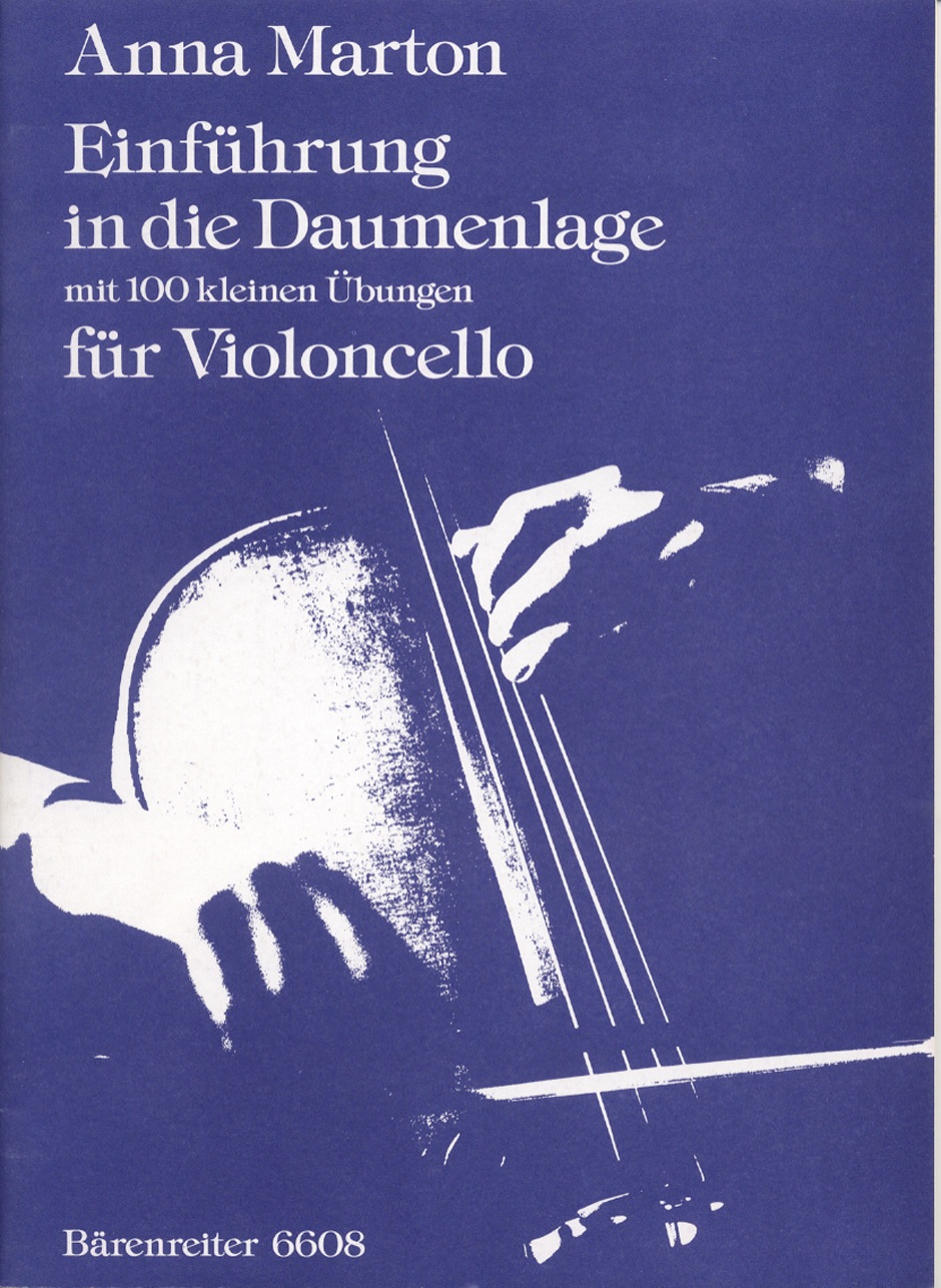 Cover: 9790006481088 | Einführung in die Daumenlage | Mit 100 kleinen Übungen für Violoncello