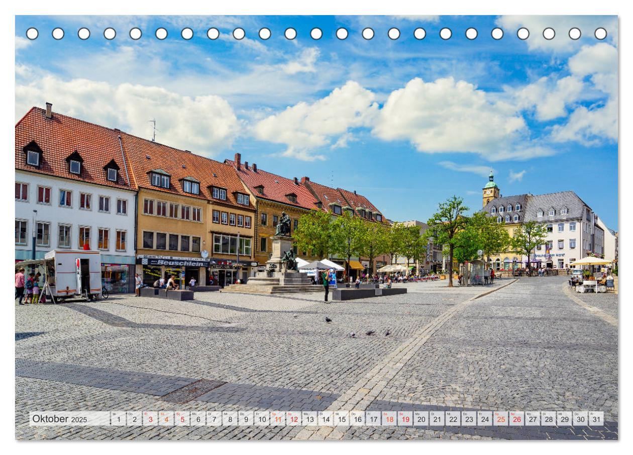 Bild: 9783435228539 | Schweinfurt Impressionen (Tischkalender 2025 DIN A5 quer), CALVENDO...