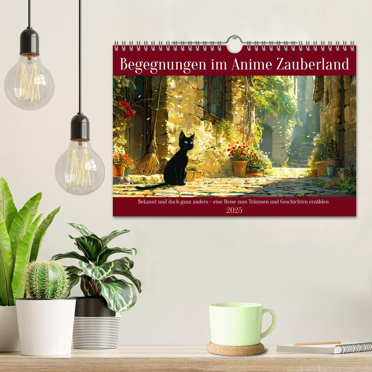 Bild: 9783383798627 | Begegnungen im Anime Zauberland (Wandkalender 2025 DIN A4 quer),...