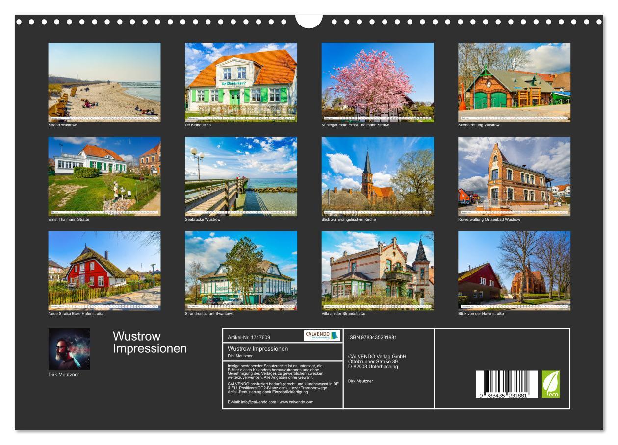 Bild: 9783435231881 | Wustrow Impressionen (Wandkalender 2025 DIN A3 quer), CALVENDO...