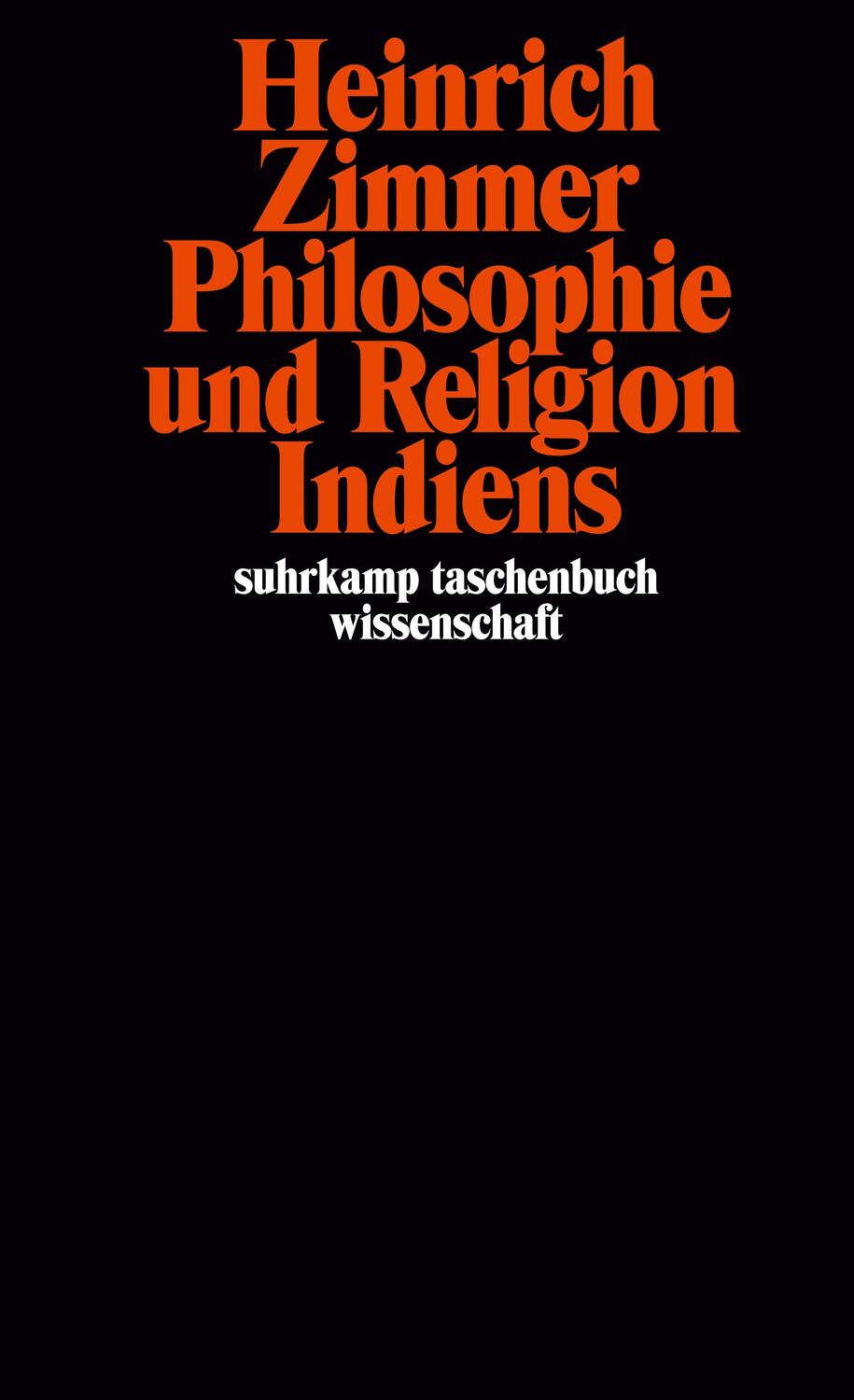 Cover: 9783518276266 | Philosophie und Religion Indiens | Heinrich Zimmer | Taschenbuch
