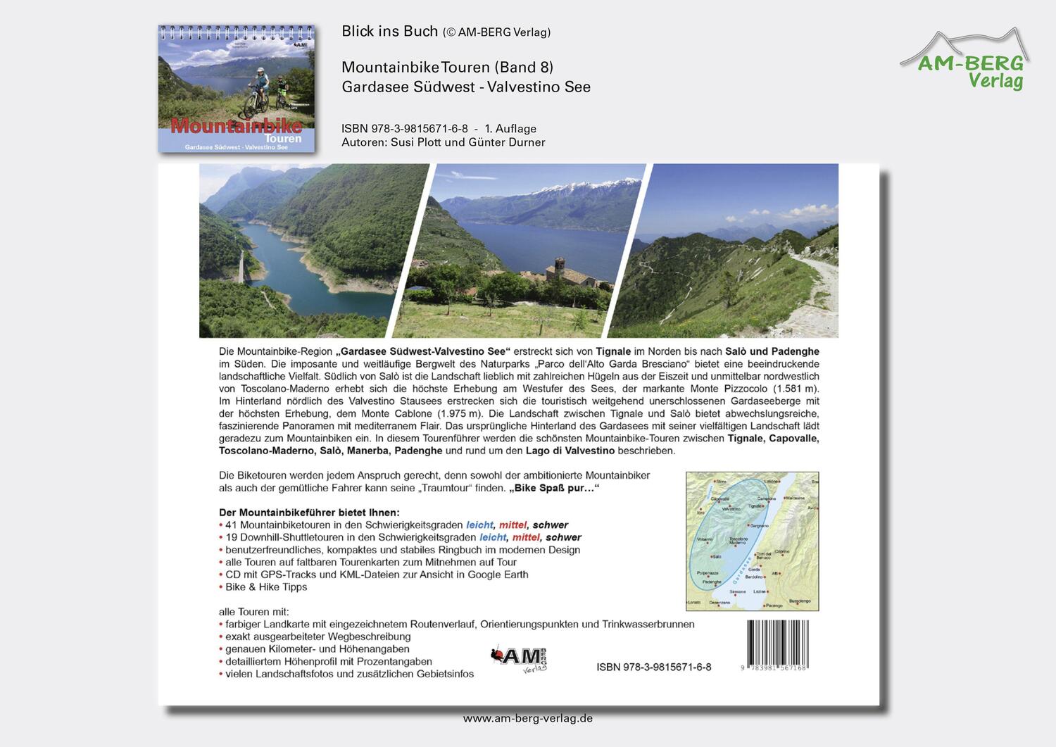 Bild: 9783981567168 | Mountainbike Touren Gardasee Südwest - Valvestino See | Band 8 | Buch