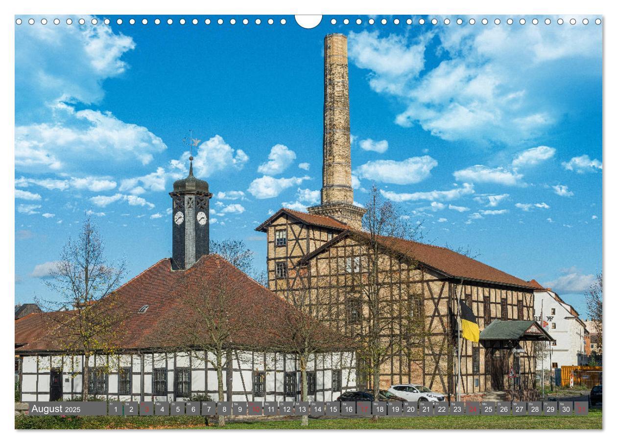 Bild: 9783435136834 | Blickpunkte Halle (Saale) (Wandkalender 2025 DIN A3 quer), CALVENDO...