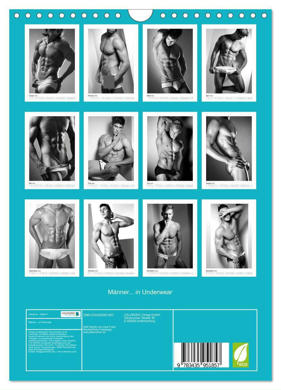 Bild: 9783435951857 | Männer... in Underwear (Wandkalender 2025 DIN A4 hoch), CALVENDO...