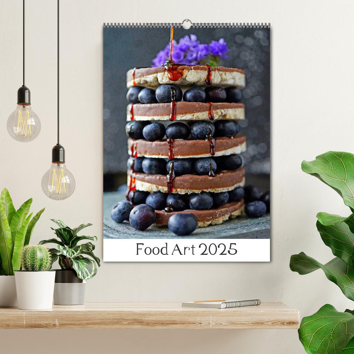 Bild: 9783435965502 | Food Art 2025 (Wandkalender 2025 DIN A2 hoch), CALVENDO Monatskalender