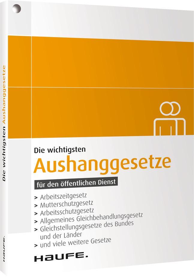 Cover: 9783648139905 | Die wichtigsten Aushanggesetze für den öffentlichen Dienst | Buch