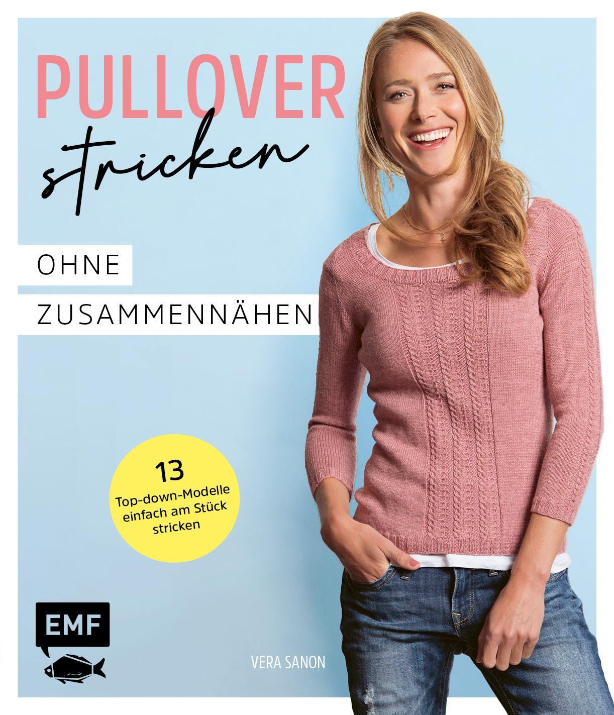 Cover: 9783745906400 | Pullover stricken ohne Zusammennähen | Vera Sanon | Buch | Deutsch