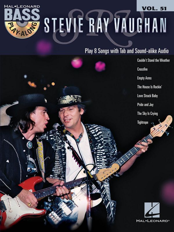 Cover: 9781495022609 | Stevie Ray Vaughan | Bass Play-Along Volume 51 | Bass Play-Along