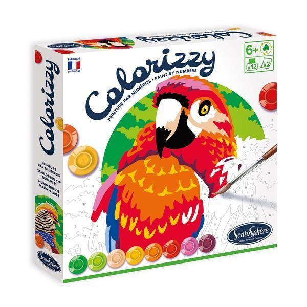 Cover: 3373910045018 | Colorizzy Malen nach Zahlen - Papagei | Sentosphere | Spiel | 3904501