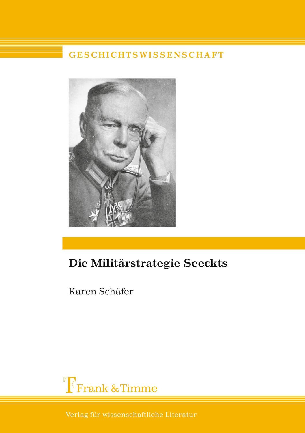 Cover: 9783732903030 | Die Militärstrategie Seeckts | Karen Schäfer | Taschenbuch | Paperback