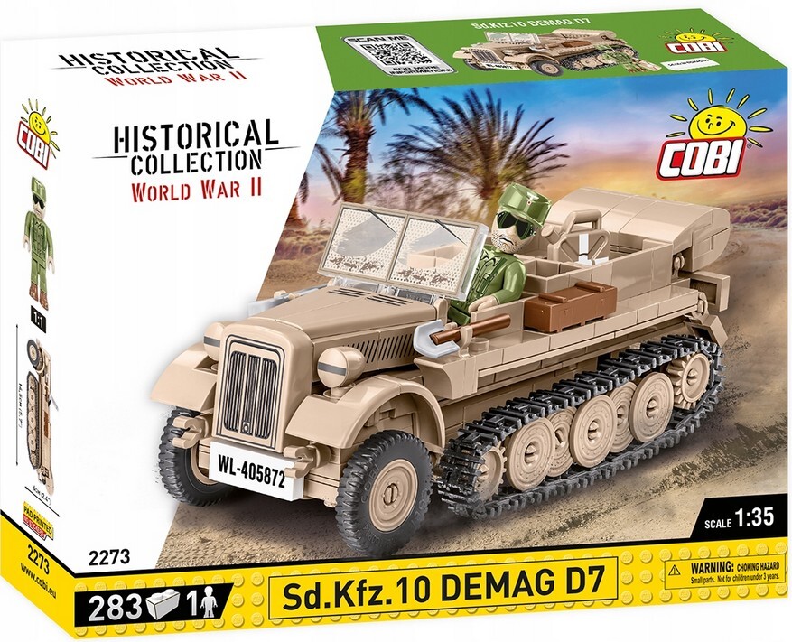 Cover: 5902251022730 | COBI 2273 - Historical Collection, WWII, Sd.Kfz.10 DEMAG D7,...