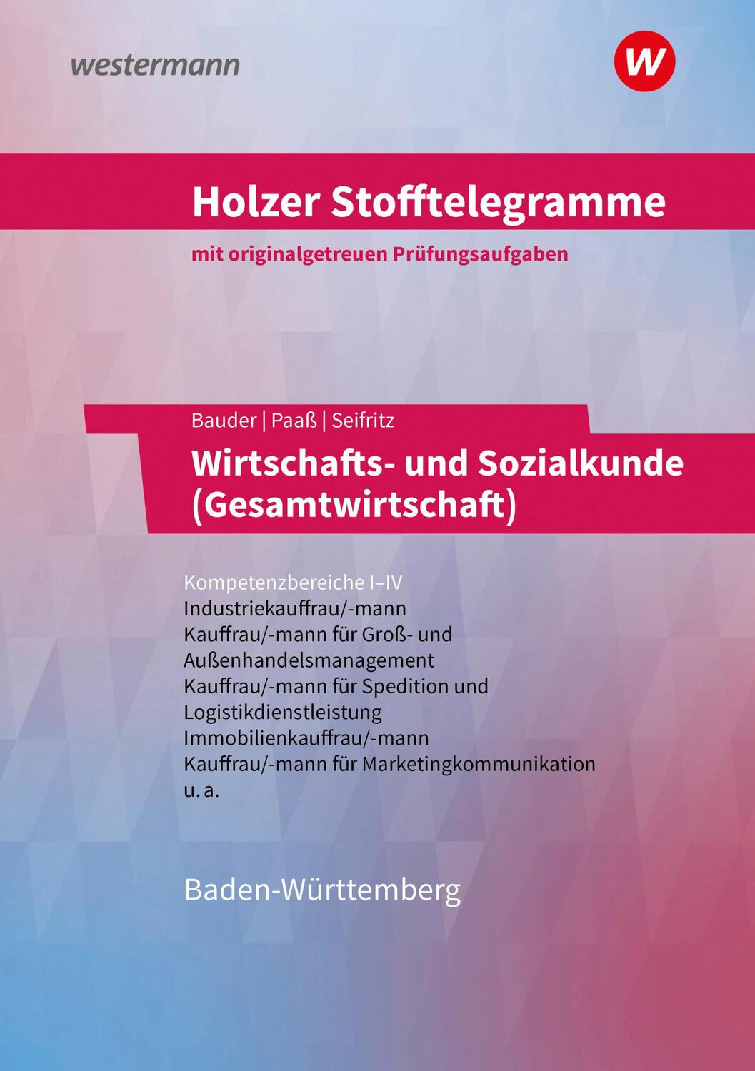 Cover: 9783427149026 | Holzer Stofftelegramme - Wirtschafts- und Sozialkunde...