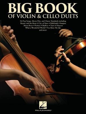 Cover: 9781705141151 | Big Book of Violin &amp; Cello Duets: Score with Separate Pull-Out Parts