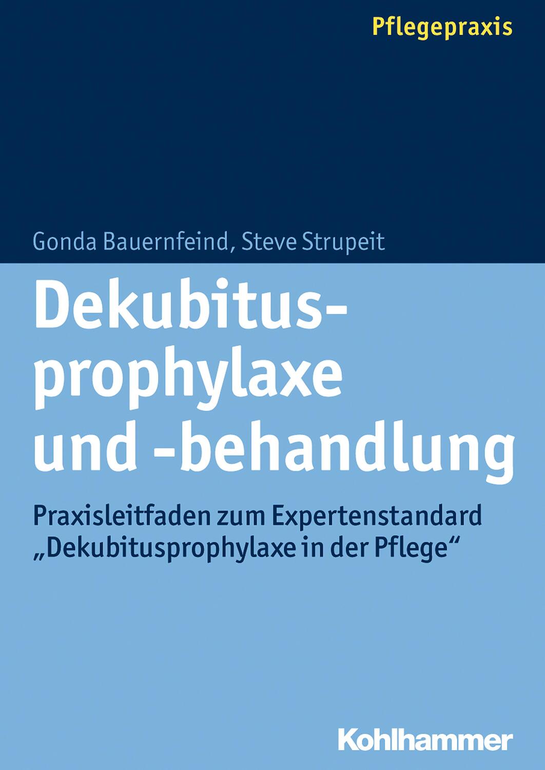 Cover: 9783170220805 | Dekubitusprophylaxe und -behandlung | Gonda Bauernfeind (u. a.) | Buch