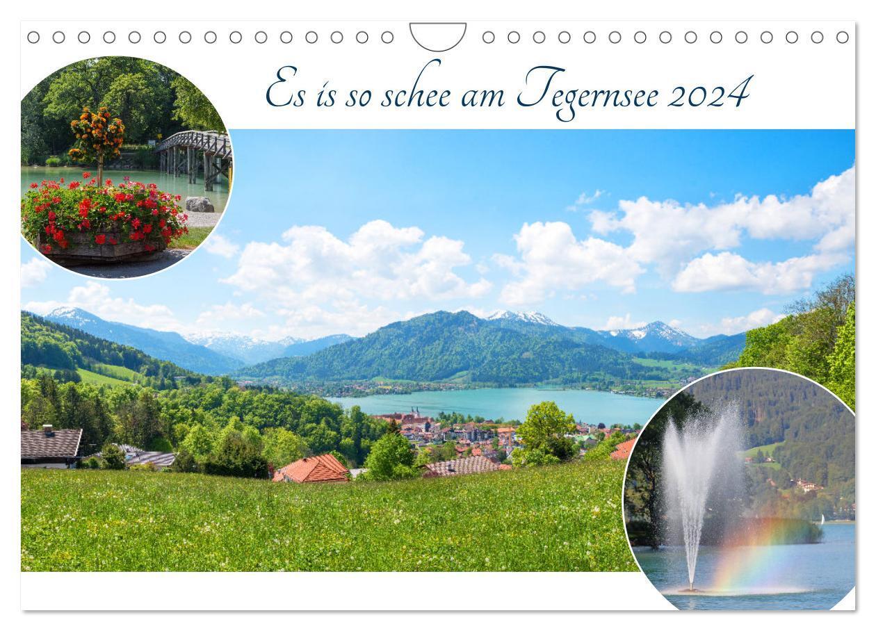 Cover: 9783675765511 | Es is so schee am Tegernsee 2024 (Wandkalender 2024 DIN A4 quer),...