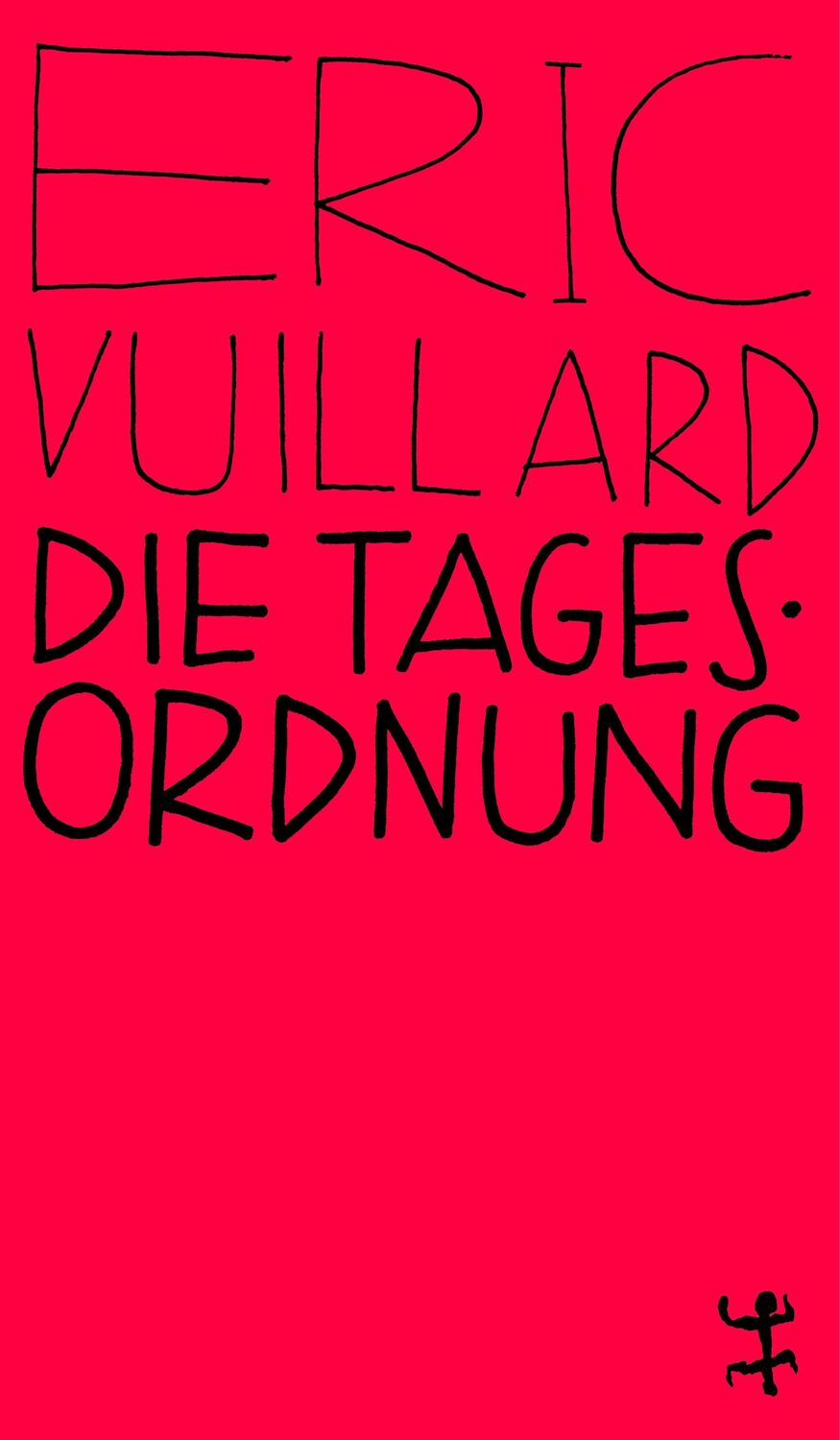 Cover: 9783957579072 | Die Tagesordnung | Éric Vuillard | Taschenbuch | MSB Paperback | 2024