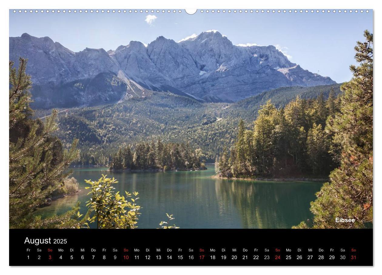 Bild: 9783435719396 | Oberbayerische Seen (Wandkalender 2025 DIN A2 quer), CALVENDO...