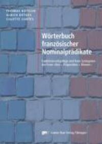 Cover: 9783823364818 | Wörterbuch französischer Nominalprädikate | Buch | XXVI | Deutsch