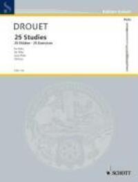 Cover: 9790001094191 | 25 Studies / 25 Etüden / 25 Exercises | Louis Drouet | Broschüre