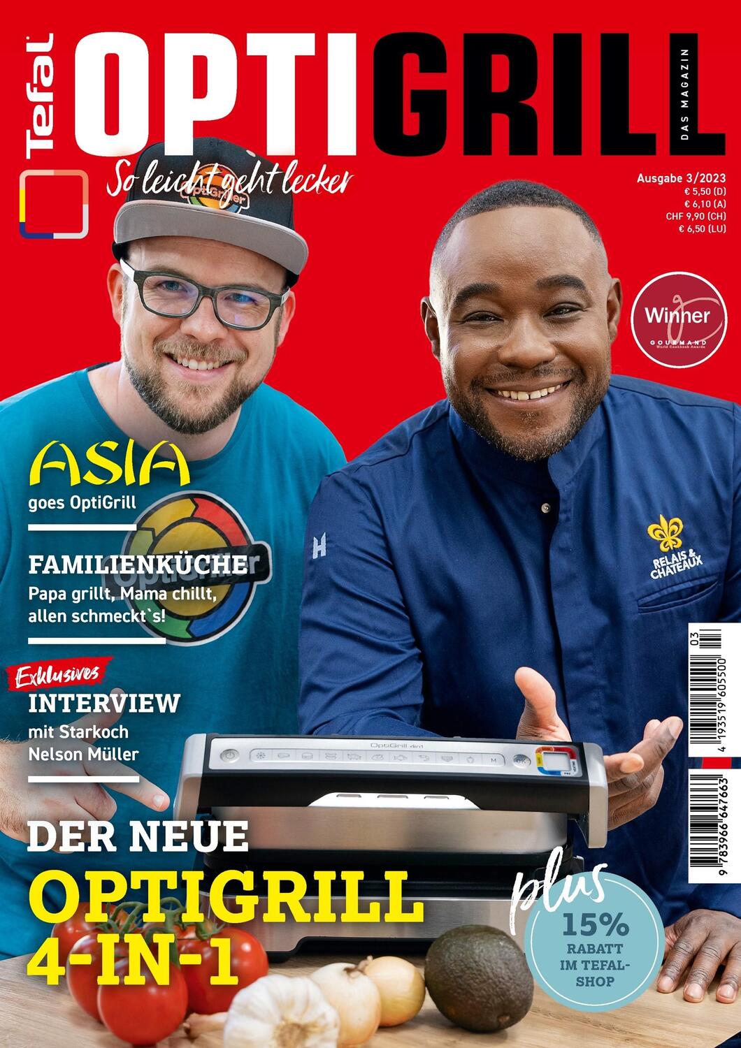 Cover: 9783966647663 | OptiGrill Magazin Heft Nr. 3-2023 So leicht geht lecker. Der neue...
