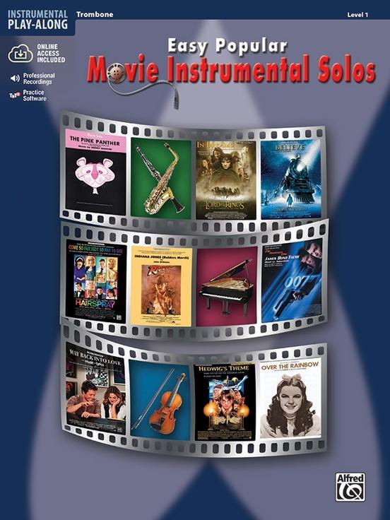 Cover: 9780739047798 | Easy Popular Movie Instrumental Solos: Trombone, Book & Online...