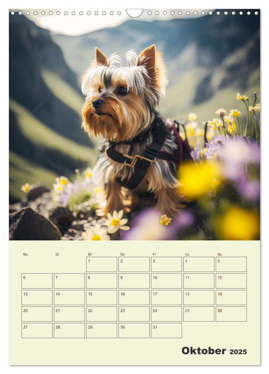 Bild: 9783435873715 | Yorkshire Terrier. Fröhliche Energiebündel in Aktion (Wandkalender...