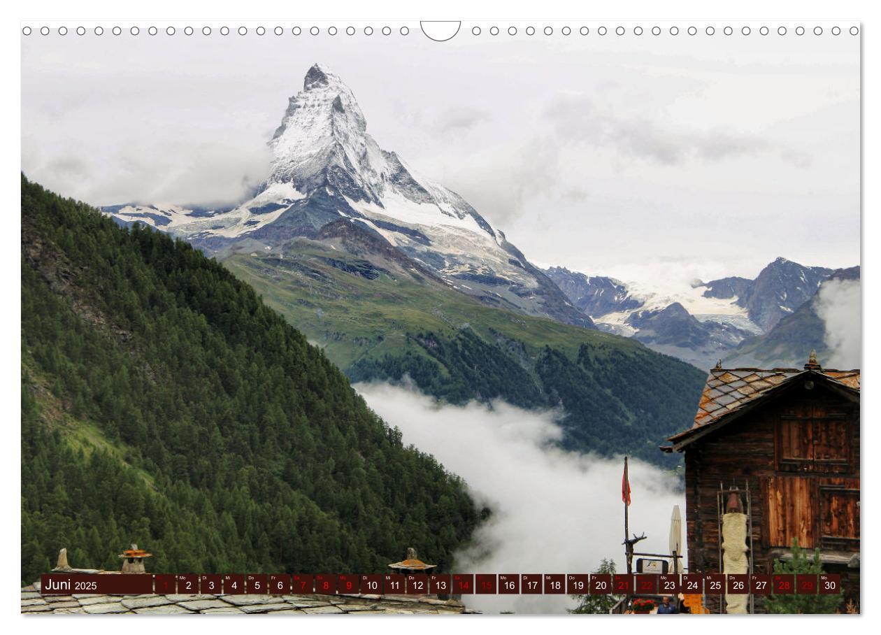 Bild: 9783435034314 | Bergwelt Zermatt (Wandkalender 2025 DIN A3 quer), CALVENDO...