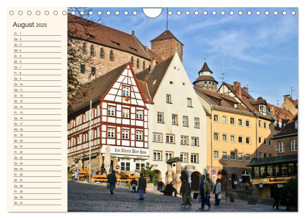 Bild: 9783435612802 | Kaiserstadt Nürnberg (Wandkalender 2025 DIN A4 quer), CALVENDO...