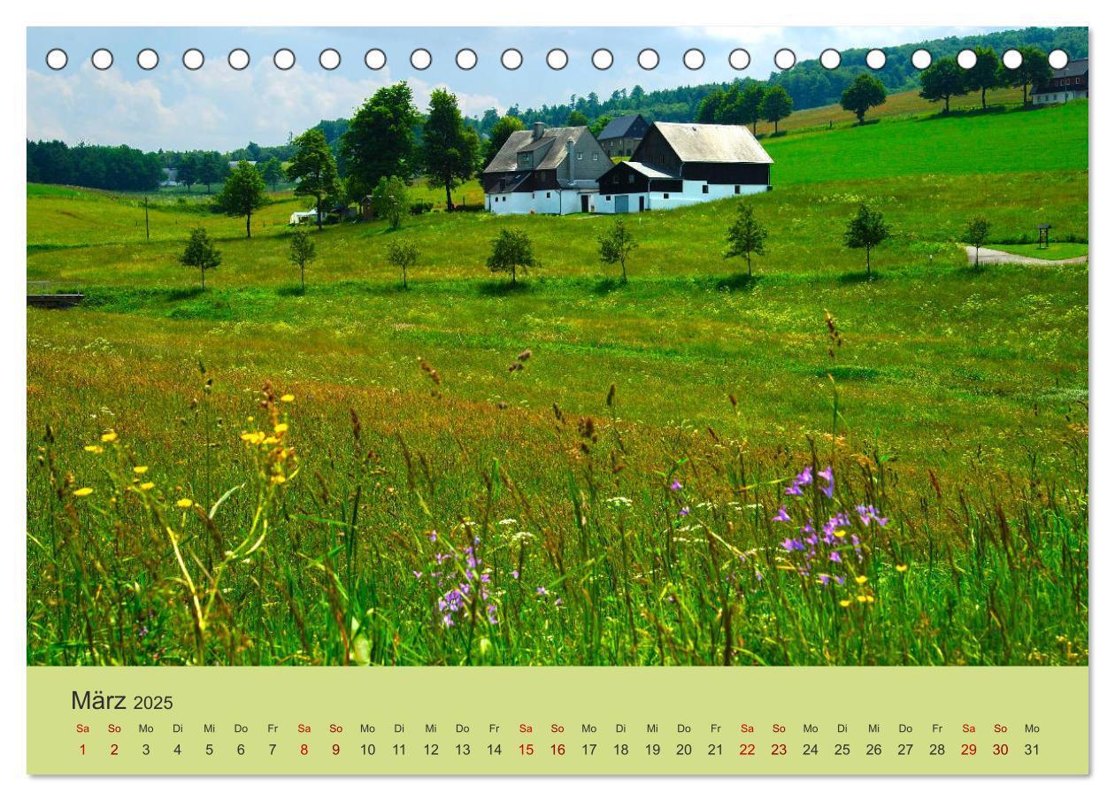 Bild: 9783435183951 | Das Erzgebirge Welterbe und Natur (Tischkalender 2025 DIN A5 quer),...