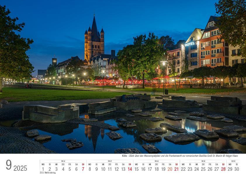 Bild: 9783965352070 | Köln 2025 Bildkalender A4 quer, spiralgebunden | Holger Klaes | 2025