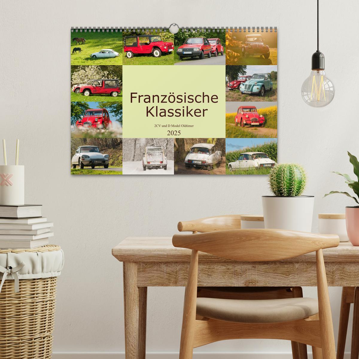 Bild: 9783435010752 | Französische Klassiker - 2CV und D Modell Oldtimer (Wandkalender...