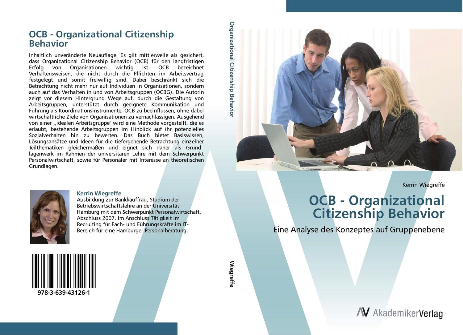 Cover: 9783639431261 | OCB - Organizational Citizenship Behavior | Kerrin Wiegreffe | Buch