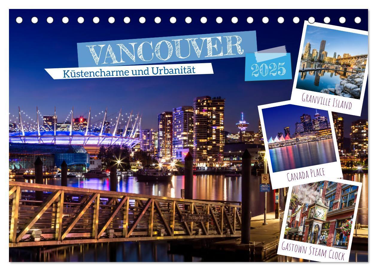 Cover: 9783457221648 | VANCOUVER Küstencharme und Urbanität (Tischkalender 2025 DIN A5...