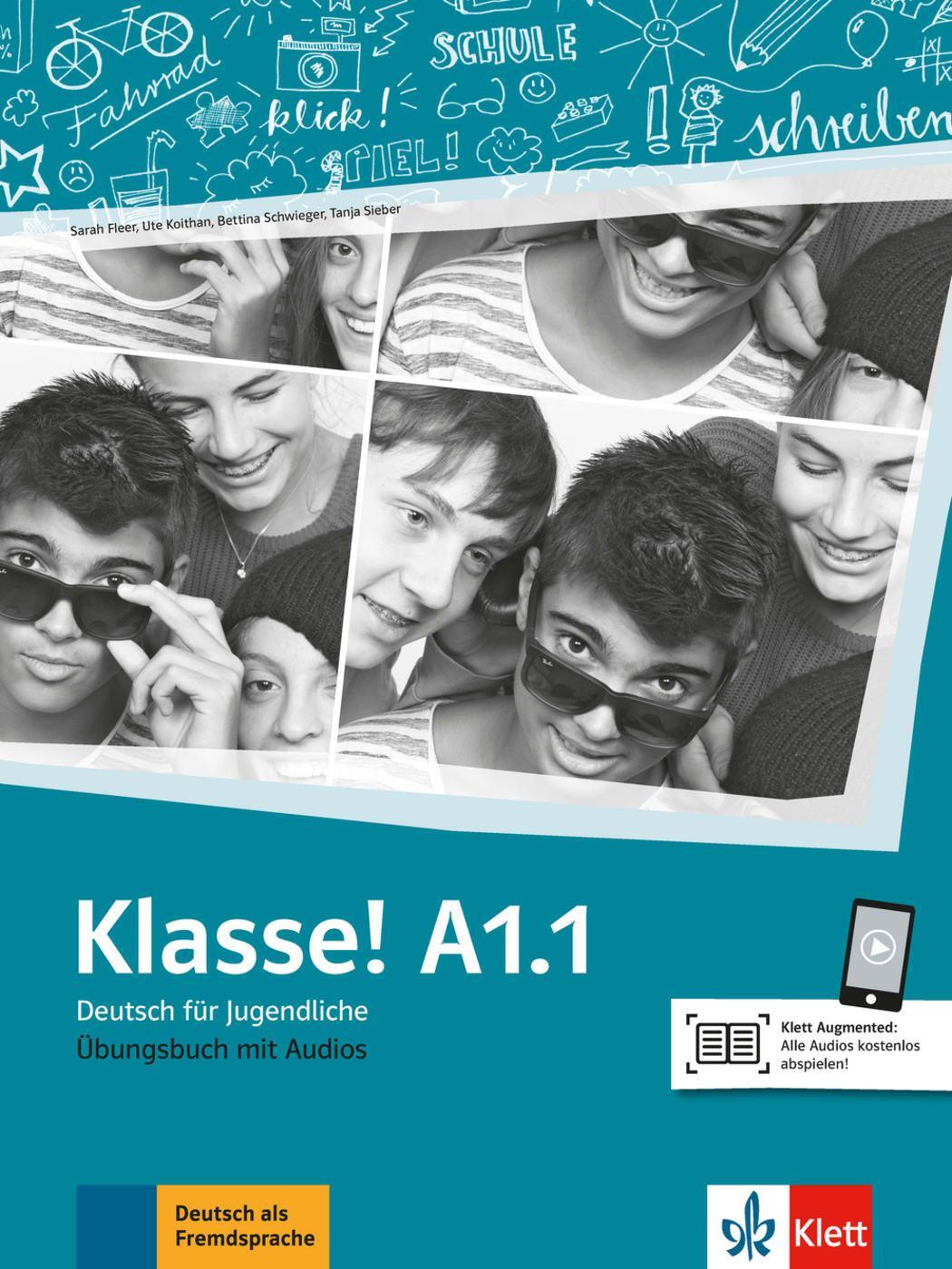 Cover: 9783126071239 | Klasse! A1.1. Übungsbuch mit Audios online | Deutsch für Jugendliche
