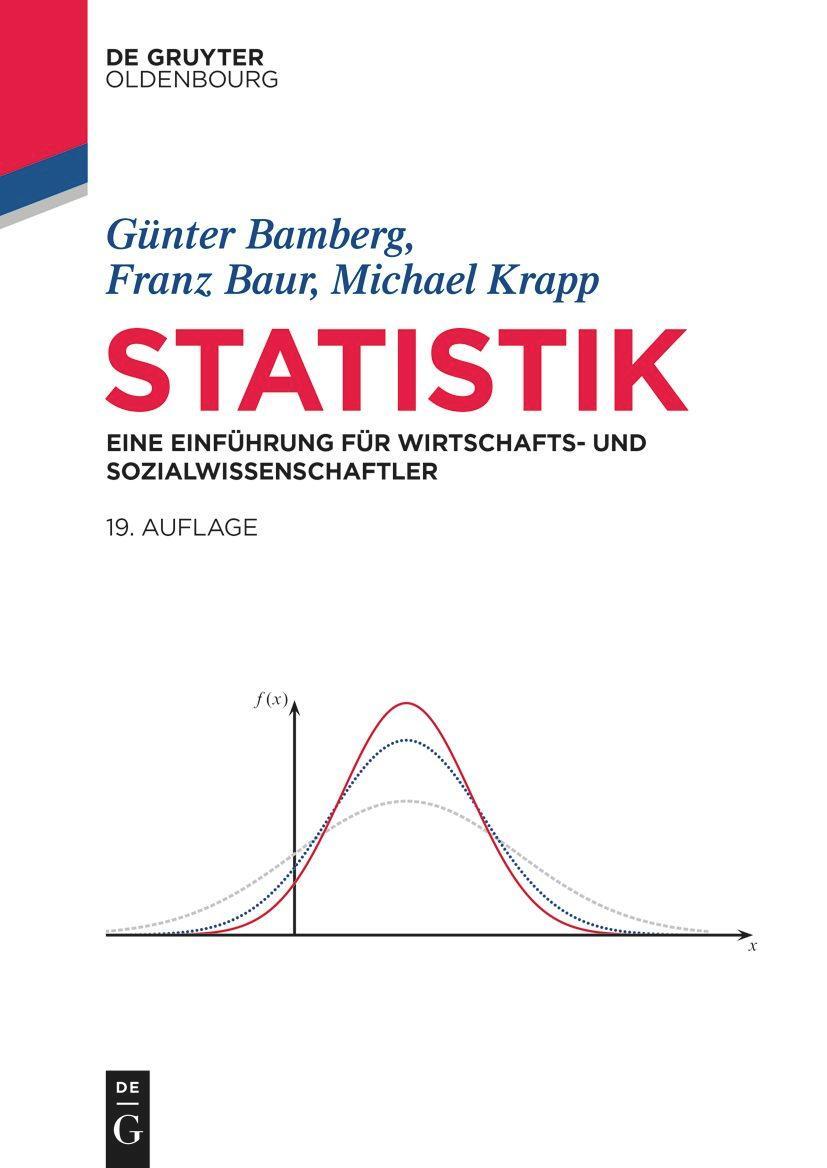 Cover: 9783110759198 | Statistik | Eine Einführung für Wirtschafts- und Sozialwissenschaftler