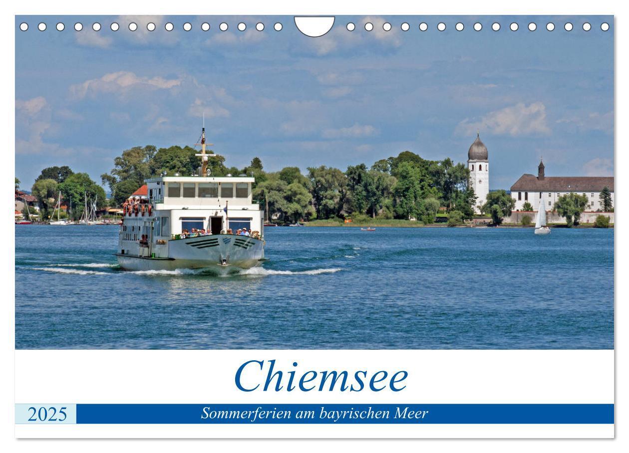 Cover: 9783435183081 | Chiemsee - Sommerferien am bayrischen Meer (Wandkalender 2025 DIN...