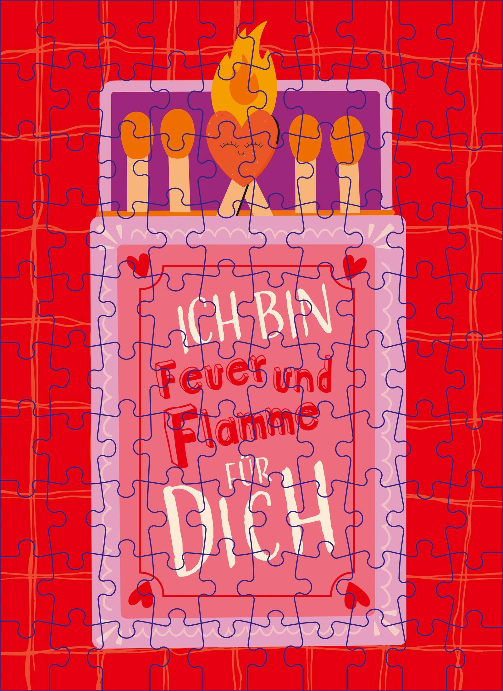 Bild: 4036442012598 | Ich bin Feuer und Flamme für dich | Groh Verlag | Spiel | Schachtel