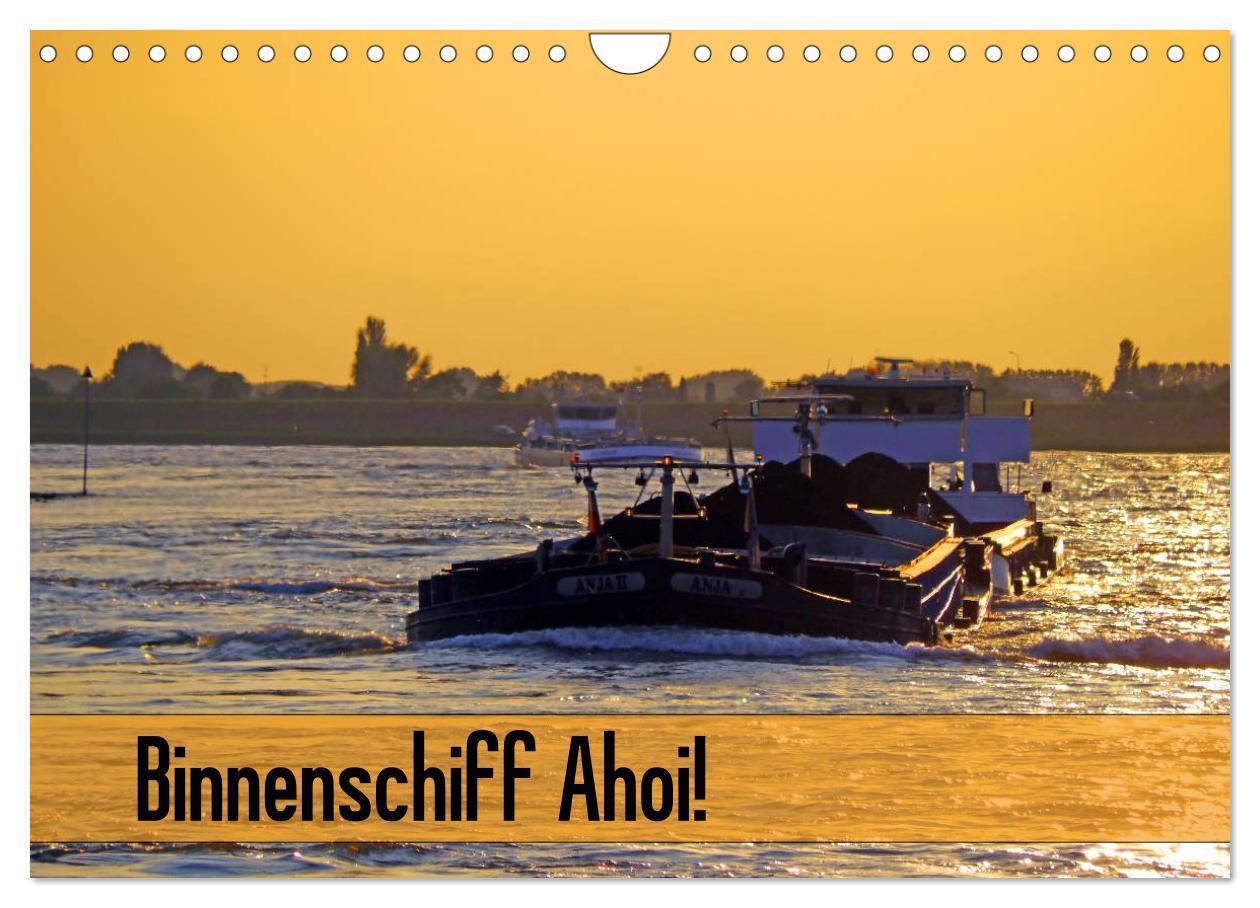 Cover: 9783675768413 | Binnenschiff Ahoi! (Wandkalender 2024 DIN A4 quer), CALVENDO...