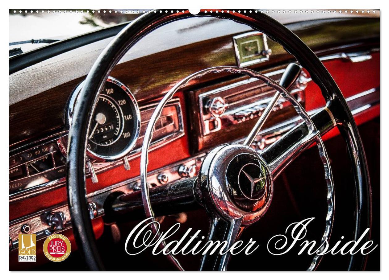 Cover: 9783435820627 | Oldtimer inside (Wandkalender 2025 DIN A2 quer), CALVENDO...