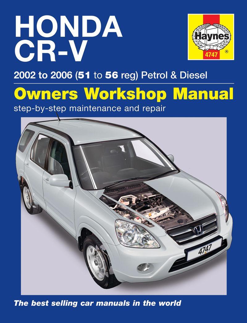 Cover: 9781785213151 | Honda CR-V Petrol &amp; Diesel (02 - 06) Haynes Repair Manual | Publishing