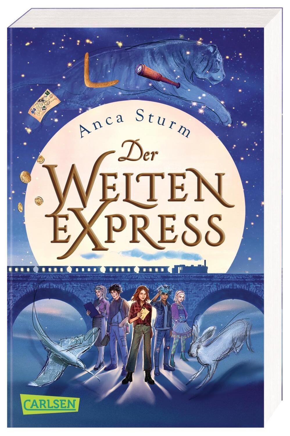Cover: 9783551319388 | Der Welten-Express (Der Welten-Express 1) | Anca Sturm | Taschenbuch