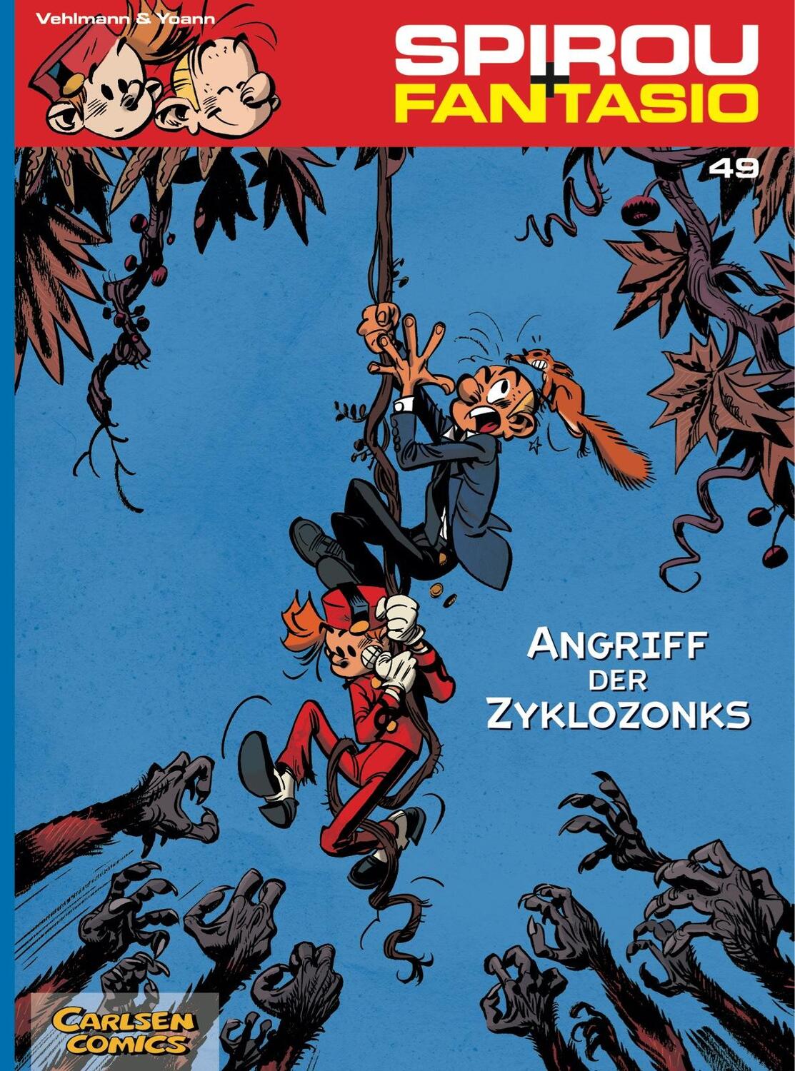 Cover: 9783551774590 | Spirou &amp; Fantasio 49: Angriff der Zyklozonks | Fabien Vehlmann | Buch